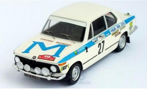 Miniature Bmw 2002 1/43 Trofeu ti No.27 Rallye WM Rallye Monte Carlo 1973 G.Chasseuil/C.Baron Bmw 2002 1/43 Trofeu ti No.27 Rallye WM Rallye Monte Carlo 1973 G.Chasseuil/C.Baron miniature