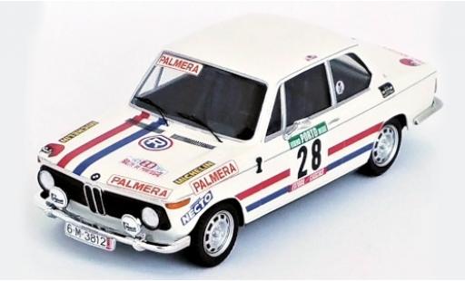 Miniature Bmw 2002 1/43 Trofeu Ti No.28 Palmera Rallye WM Rallye Portugal 1975 M.Etchebers/M.-C.Etchebers-Rives Bmw 2002 1/43 Trofeu Ti No.28 Palmera Rallye WM Rallye Portugal 1975 M.Etchebers/M.-C.Etchebers-Rives miniature