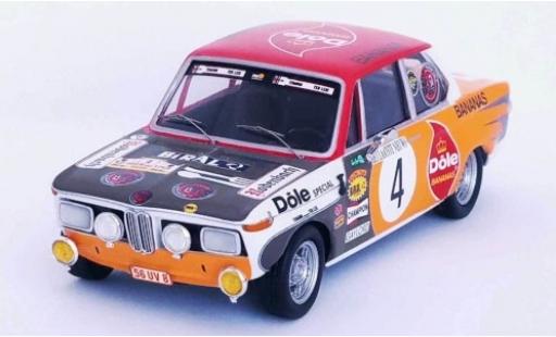 Miniature Bmw 2002 1/43 Trofeu ti No.4 Dole Bananas Rally Ypres 1973 Pedro/Jimmy Bmw 2002 1/43 Trofeu ti No.4 Dole Bananas Rally Ypres 1973 Pedro/Jimmy miniature