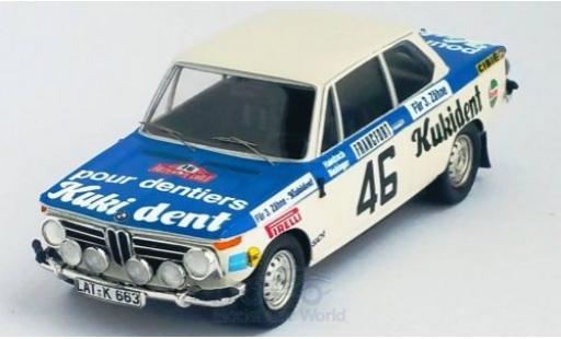Miniature Bmw 2002 1/43 Trofeu ti No.46 Kukident Rally Monte Carlo 1973 R.Hainbach/W.Biebinger Bmw 2002 1/43 Trofeu ti No.46 Kukident Rally Monte Carlo 1973 R.Hainbach/W.Biebinger miniature
