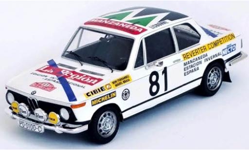 Miniature Bmw 2002 1/43 Trofeu ti No.81 Rallye WM Rally Monte Carlo 1977 B.Fernandez/M.Brasa Bmw 2002 1/43 Trofeu ti No.81 Rallye WM Rally Monte Carlo 1977 B.Fernandez/M.Brasa miniature