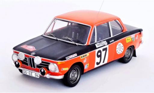 Miniature Bmw 2002 1/43 Trofeu ti No.97 Rallye Monte Carlo 1970 A.Warmbold/P.Weber Bmw 2002 1/43 Trofeu ti No.97 Rallye Monte Carlo 1970 A.Warmbold/P.Weber miniature