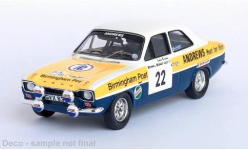 Miniature Ford Escort 1/43 Trofeu MK I RS 2000 RHD No.22 Circuit of Irland 1975 1:43 Ford Escort 1/43 Trofeu MK I RS 2000 RHD No.22 Circuit of Irland 1975 1:43 miniature