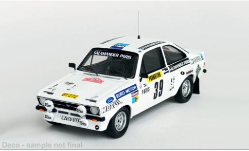 Miniature Ford Escort 1/43 Trofeu MK II Rally Monte Carlo 1980 #39 1:43 Ford Escort 1/43 Trofeu MK II Rally Monte Carlo 1980 #39 1:43 miniature