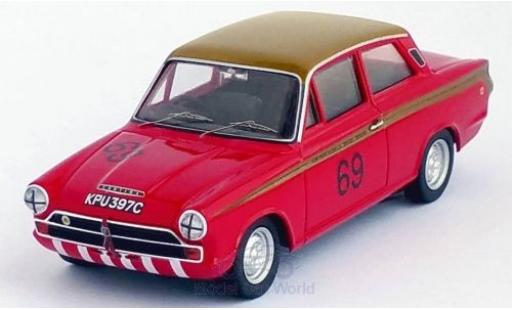 Miniature Ford Lotus 1/43 Trofeu Cortina RHD No.69 Alan Mann Racing Coupes de Belgique 1965 J.Ickx Ford Lotus 1/43 Trofeu Cortina RHD No.69 Alan Mann Racing Coupes de Belgique 1965 J.Ickx miniature
