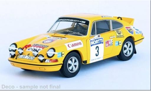 Miniature Porsche 911 1/43 Trofeu Carrera RS No.3 Rallye WM 1000 Lakes Rallye 1973 1:43 Porsche 911 1/43 Trofeu Carrera RS No.3 Rallye WM 1000 Lakes Rallye 1973 1:43 miniature