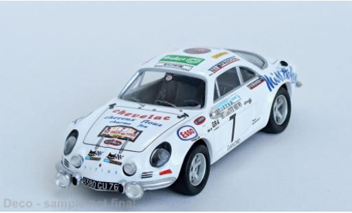 Miniature Alpine A110 1/43 Trofeu Renault Rally Ypres 1973 #7 1:43 Alpine A110 1/43 Trofeu Renault Rally Ypres 1973 #7 1:43 miniature