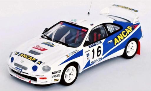 Miniature Toyota Celica 1/43 Trofeu GT Four No.16 Ancap Rally WM Rally Catalunya 1995 G.Trelles/J.Del Buono Toyota Celica 1/43 Trofeu GT Four No.16 Ancap Rally WM Rally Catalunya 1995 G.Trelles/J.Del Buono miniature