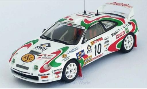 Miniature Toyota Celica 1/43 Trofeu (ST205) GT Four No.10 Rallye WM Rally Portugal 1997 M.Grönholm/T.Rautiainen Toyota Celica 1/43 Trofeu (ST205) GT Four No.10 Rallye WM Rally Portugal 1997 M.Grönholm/T.Rautiainen miniature