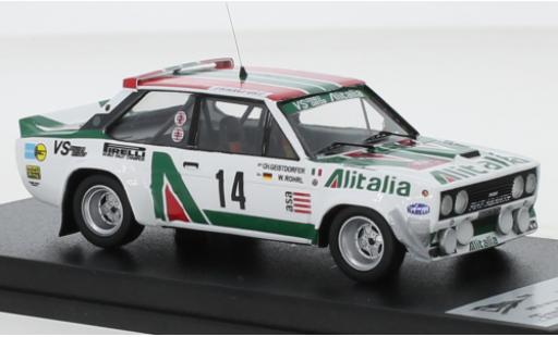 Miniature Fiat 131 1/43 Trofeu Abarth No.14 Alitalia Alitalia Rallye WM Rallye Monte Carlo 1979 Fiat 131 1/43 Trofeu Abarth No.14 Alitalia Alitalia Rallye WM Rallye Monte Carlo 1979 miniature