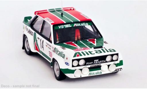 Miniature Fiat 131 1/43 Trofeu Abarth No.14 Alitalia Rallye WM Rallye Monte Carlo 1979 Fiat 131 1/43 Trofeu Abarth No.14 Alitalia Rallye WM Rallye Monte Carlo 1979 miniature
