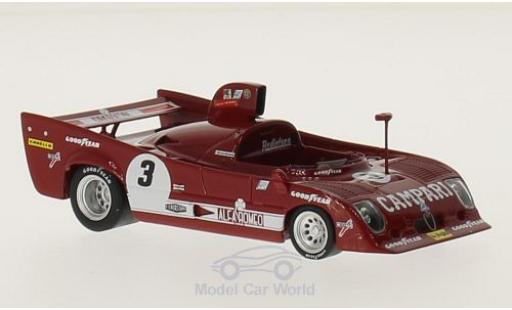 Miniature Alfa Romeo T33 1/18 TrueScale Miniatures TT 12 RHD No.3 Campari 6h Watkins Glen 1975 M.Andretti/A.Merzario Alfa Romeo T33 1/18 TrueScale Miniatures TT 12 RHD No.3 Campari 6h Watkins Glen 1975 M.Andretti/A.Merzario miniature