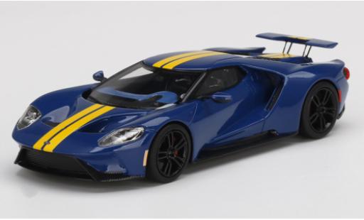 Miniature Ford GT 1/43 TrueScale Miniatures bleue/jaune Ford GT 1/43 TrueScale Miniatures bleue/jaune miniature