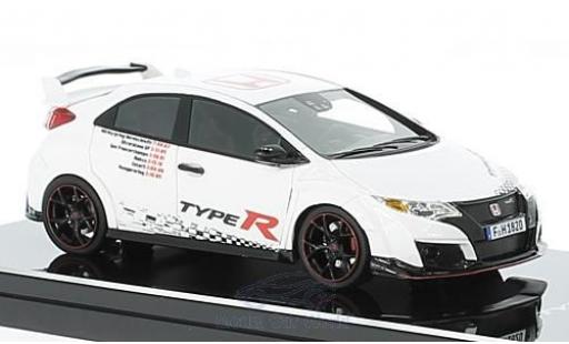Miniature Honda Civic Type R 1/43 TrueScale Miniatures Type R blanche/Dekor 2016 Honda Civic Type R 1/43 TrueScale Miniatures Type R blanche/Dekor 2016 miniature