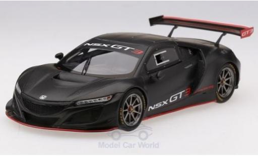 Miniature Honda NSX 1/43 TrueScale Miniatures GT3 matt-noire 2017 Präsentation Honda NSX 1/43 TrueScale Miniatures GT3 matt-noire 2017 Präsentation miniature