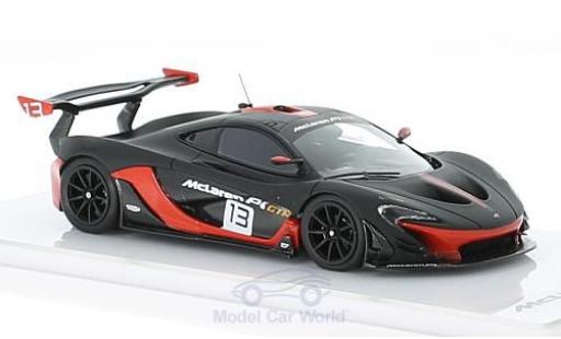 Miniature McLaren P1 1/43 TrueScale Miniatures GTR matt-noire/rouge McLaren P1 1/43 TrueScale Miniatures GTR matt-noire/rouge miniature