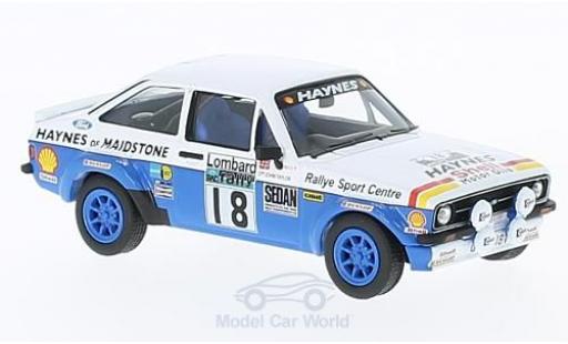Miniature Ford Escort 1/43 Vanguards MK2 RS 1800 RHD No.18 Rallye WM RAC Rallye J.Taylor/P.Short Ford Escort 1/43 Vanguards MK2 RS 1800 RHD No.18 Rallye WM RAC Rallye J.Taylor/P.Short miniature