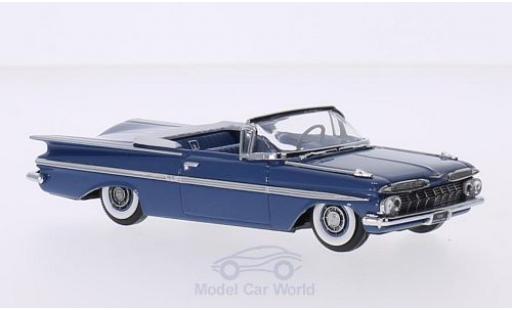 Miniature Chevrolet Impala 1959 1/43 Vitesse Cabriolet metallise bleue 1959 Verdeck geöffnet Chevrolet Impala 1959 1/43 Vitesse Cabriolet metallise bleue 1959 Verdeck geöffnet miniature