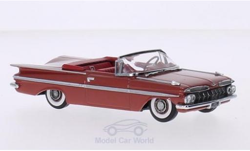 Miniature Chevrolet Impala 1959 1/43 Vitesse Cabriolet metallise rouge 1959 Chevrolet Impala 1959 1/43 Vitesse Cabriolet metallise rouge 1959 miniature