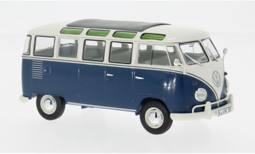 Miniature Volkswagen T1 1/32 Schuco Samba bleue 1:32 Volkswagen T1 1/32 Schuco Samba bleue 1:32 miniature
