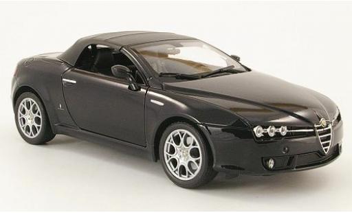 Miniature Alfa Romeo Spider 1/18 Welly noire geschlossen 1:18 Alfa Romeo Spider 1/18 Welly noire geschlossen 1:18 miniature