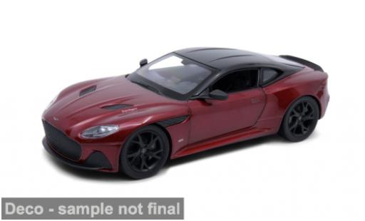 Miniature Aston Martin DBS 1/24 Welly rouge/noire 1:24 Aston Martin DBS 1/24 Welly rouge/noire 1:24 miniature