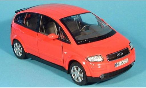Miniature Audi A2 1/24 Welly rouge 1:24 Audi A2 1/24 Welly rouge 1:24 miniature