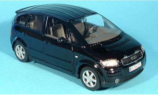 Miniature Audi A2 1/24 Welly noire 1:24 Audi A2 1/24 Welly noire 1:24 miniature