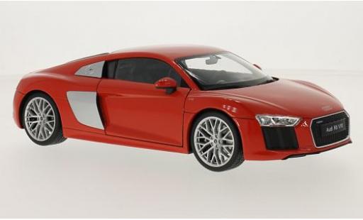 Miniature Audi R8 1/18 Welly V10 rouge 2016 Audi R8 1/18 Welly V10 rouge 2016 miniature