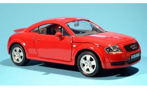 Miniature Audi TT 1/24 Welly rouge 1:24 Audi TT 1/24 Welly rouge 1:24 miniature