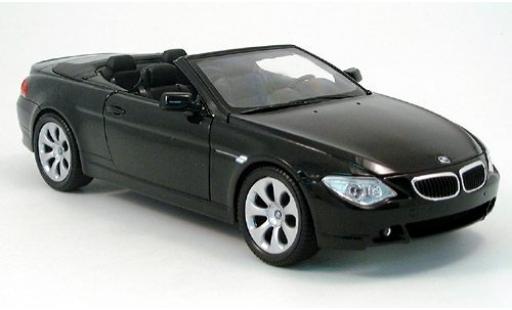 Miniature Bmw 645 1/18 Welly CI Cabriolet noire 2004 1:18 Bmw 645 1/18 Welly CI Cabriolet noire 2004 1:18 miniature