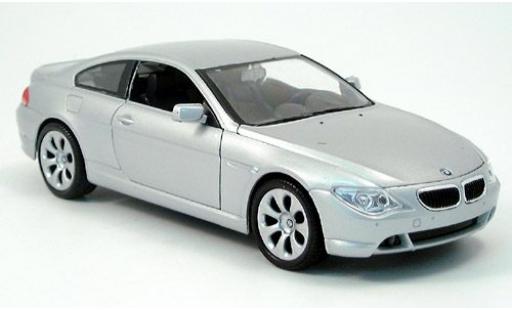 Miniature Bmw 645 1/24 Welly CI grise 2004 1:24 Bmw 645 1/24 Welly CI grise 2004 1:24 miniature