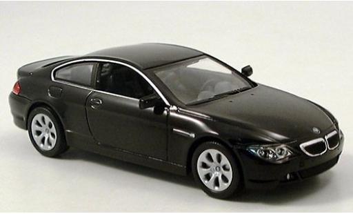 Miniature Bmw 645 1/43 Welly ci noire 1:43 Bmw 645 1/43 Welly ci noire 1:43 miniature