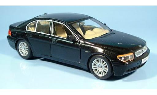 Miniature Bmw 745 1/24 Welly i noire 2002 1:24 Bmw 745 1/24 Welly i noire 2002 1:24 miniature