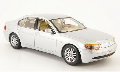 Miniature Bmw 745 1/24 Welly i grise 2002 1:24 Bmw 745 1/24 Welly i grise 2002 1:24 miniature