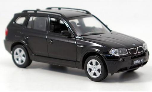 Miniature Bmw X3 1/43 Welly noire 1:43 Bmw X3 1/43 Welly noire 1:43 miniature