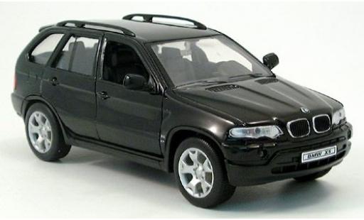 Miniature Bmw X5 1/24 Welly noire 1:24 Bmw X5 1/24 Welly noire 1:24 miniature