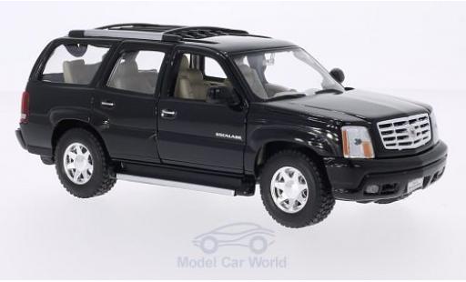 Miniature Cadillac Escalade 1/24 Welly noire 2002 Cadillac Escalade 1/24 Welly noire 2002 miniature