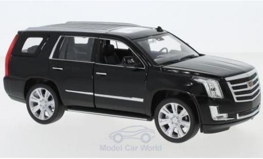 Miniature Cadillac Escalade 1/24 Welly noire 2017 Cadillac Escalade 1/24 Welly noire 2017 miniature