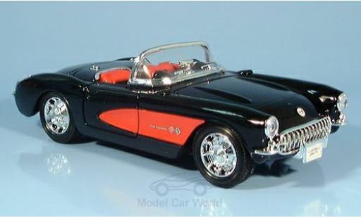 Miniature Chevrolet Corvette 1/24 Welly noire 1957 ohne Vitrine Chevrolet Corvette 1/24 Welly noire 1957 ohne Vitrine miniature