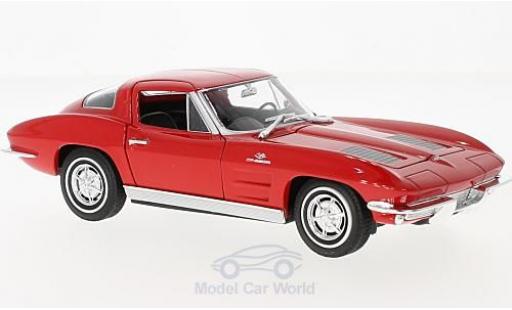 Miniature Chevrolet Corvette C2 1/24 Welly Sting Ray (C2) rouge 1963 Chevrolet Corvette C2 1/24 Welly Sting Ray (C2) rouge 1963 miniature