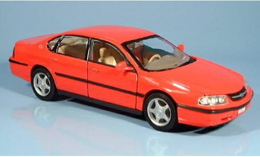 Miniature Chevrolet Impala 1/24 Welly rouge 2001 1:24 Chevrolet Impala 1/24 Welly rouge 2001 1:24 miniature