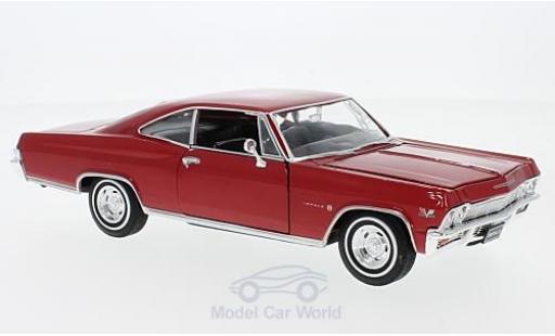 Miniature Chevrolet Impala 1/24 Welly SS 396 rouge 1965 Chevrolet Impala 1/24 Welly SS 396 rouge 1965 miniature