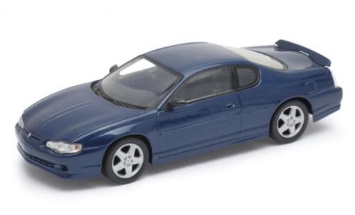 Miniature Chevrolet Monte Carlo 1/24 Welly TM SS bleue 1:24 Chevrolet Monte Carlo 1/24 Welly TM SS bleue 1:24 miniature