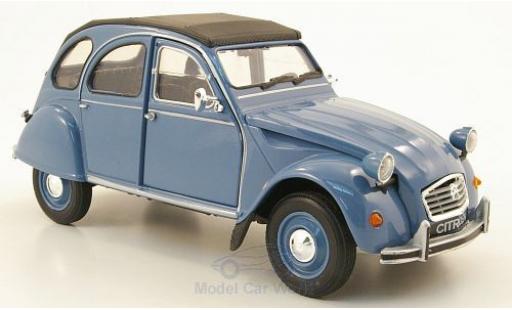 Miniature Citroen 2CV 1/24 Welly bleue ohne Vitrine Citroen 2CV 1/24 Welly bleue ohne Vitrine miniature