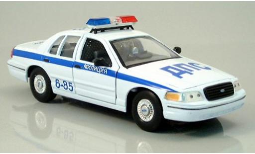 Miniature Ford Crown 1/24 Welly Victoria Polizei Moskau 1:24 Ford Crown 1/24 Welly Victoria Polizei Moskau 1:24 miniature