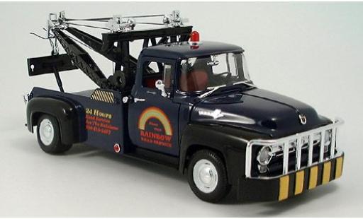 Miniature Ford F-100 1/18 Welly F 100 Abschleppwagen dk. bleue 1956 1:18 Ford F-100 1/18 Welly F 100 Abschleppwagen dk. bleue 1956 1:18 miniature