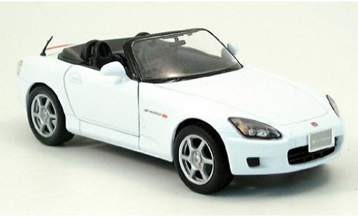 Miniature Honda S2000 1/24 Welly blanche 2000 1:24 Honda S2000 1/24 Welly blanche 2000 1:24 miniature