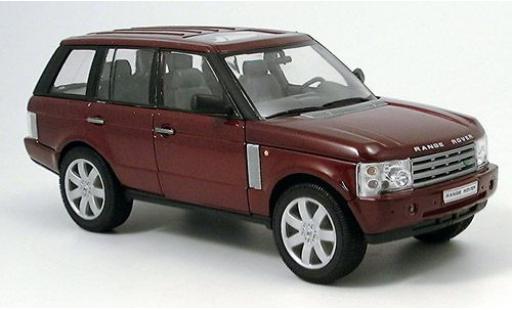 Miniature Land Rover Range Rover 1/24 Welly dkl.-rouge 2003 1:24 Land Rover Range Rover 1/24 Welly dkl.-rouge 2003 1:24 miniature