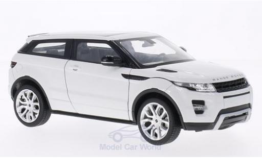 Miniature Land Rover Range Rover 1/24 Welly Evoque blanche Land Rover Range Rover 1/24 Welly Evoque blanche miniature
